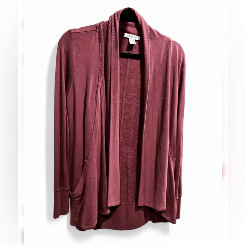Athleta Women's Tawny Rose Pranayama Wrap Cardigan - Picture 2 of 4